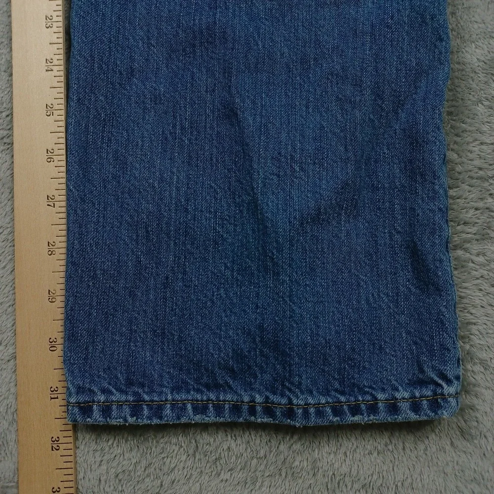 Polo Ralph Lauren Jeans Mens 40x32 Blue Denim Hampton Relaxed Straight Casual
